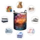 thumbnail image 4 of Fotbe Bioluminescent Underwater Flower Cesto de Ropa con Asas, Cesto Impermeable de Gran Capacidad, Bolsa de Lavado para Dormitorio, Cesto de Ropa con Ruedas y Asas-Medium, 4 of 6