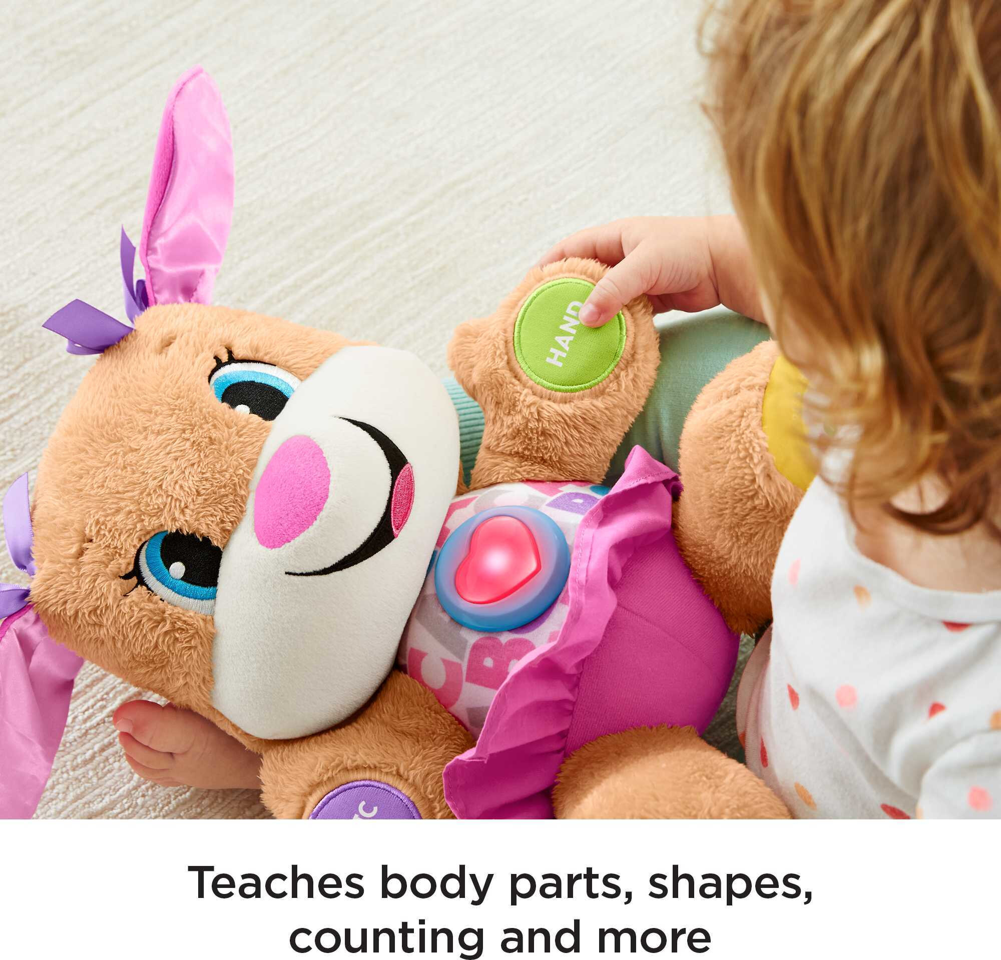 Fisher-Price Laugh & Learn Smart Stages Sis Puppy Plush Learning Toy for Baby, Infants and Toddlers, 6 months and up - image 6 of 8