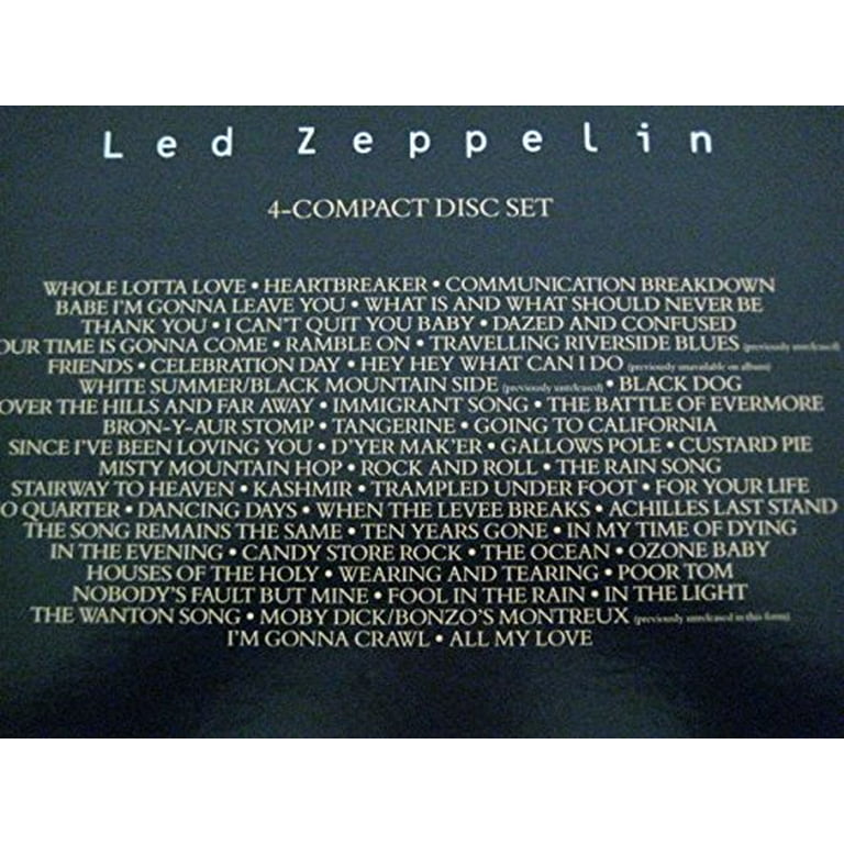 Led Zeppelin Box Set - Walmart.com