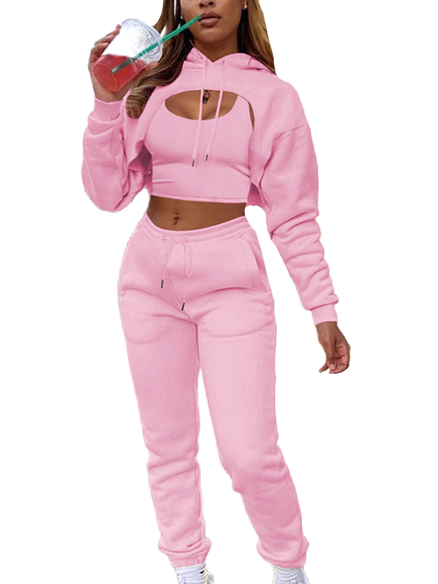 crewneck sweatpants set