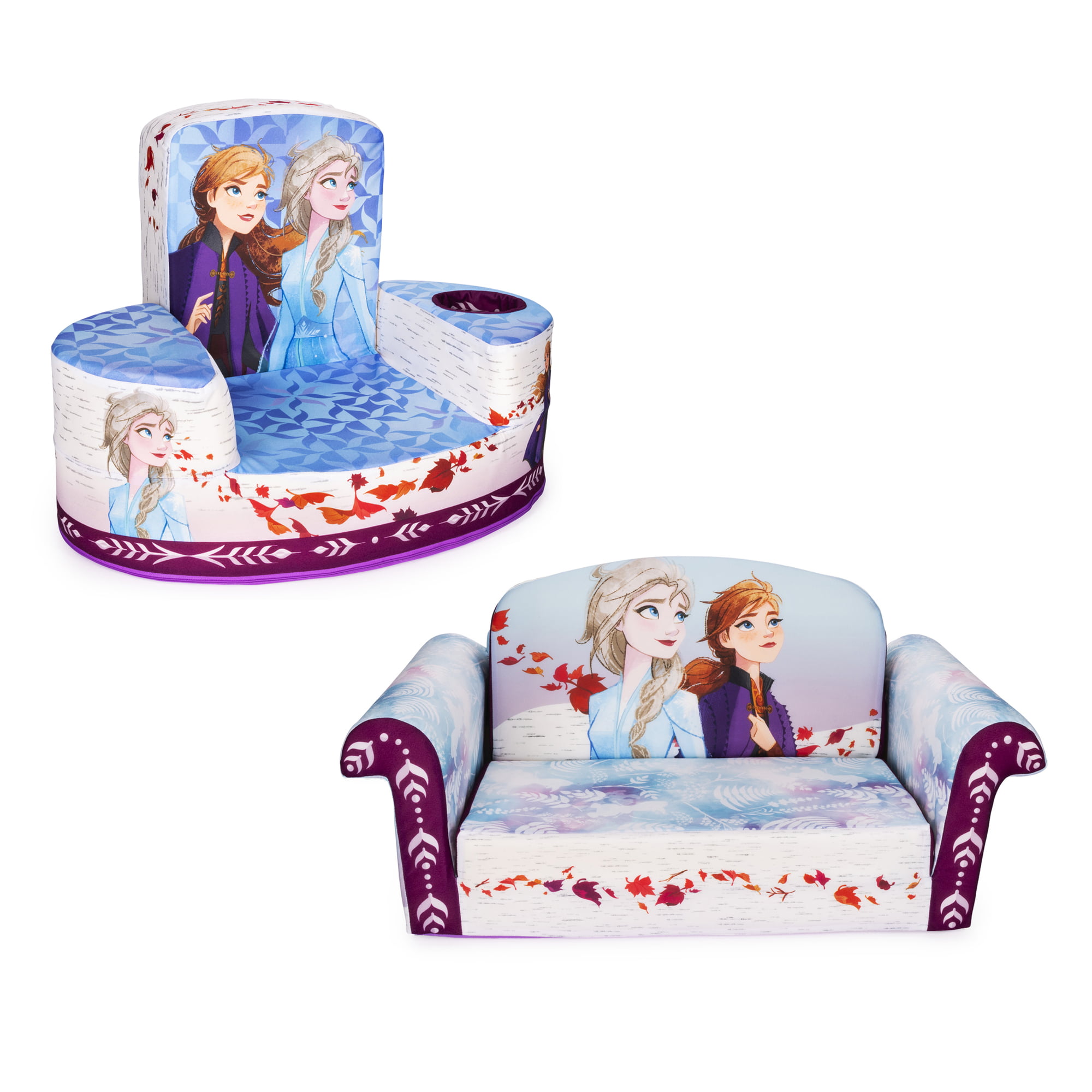 Used Details about   Marshmallow Furniture Flip-See-Do Foam Toddler Chair Disney's Frozen 2 