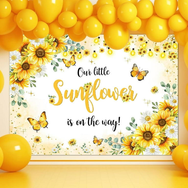 Boy Sunflower Baby Shower Boy Sunflower Baby Shower 18Inch