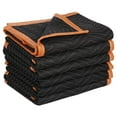 thumbnail image 3 of ZENY 72 x 40" Moving Blanket, Dual-Sided - Black and Orange, 6 Pieces, 3 of 10