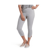 Hue Women's Striped Ultra Soft Denim Leggings Gray Size X-Large