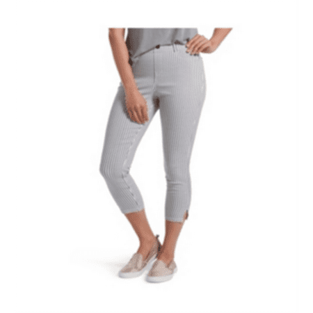 Hue Women's Striped Ultra Soft Denim Leggings Gray Size X-Large