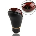 thumbnail image 1 of Universal Manual Car Leather Gear Stick Shift Knob Shifter Lever Handle 5 Speed, 1 of 3