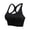 AA-Black, variant on Adjustable Strap Bra Seamless Sports Bra for Women High Support Workout Yoga top Comfortable Non Padded Wire Free Bralette Activewear XXL Red