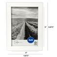 thumbnail image 3 of (4 pack) Mainstays 4 x 6 White Gallery Picture Frame Set, Tabletop or Wall Display, Set of 3, 3 of 8