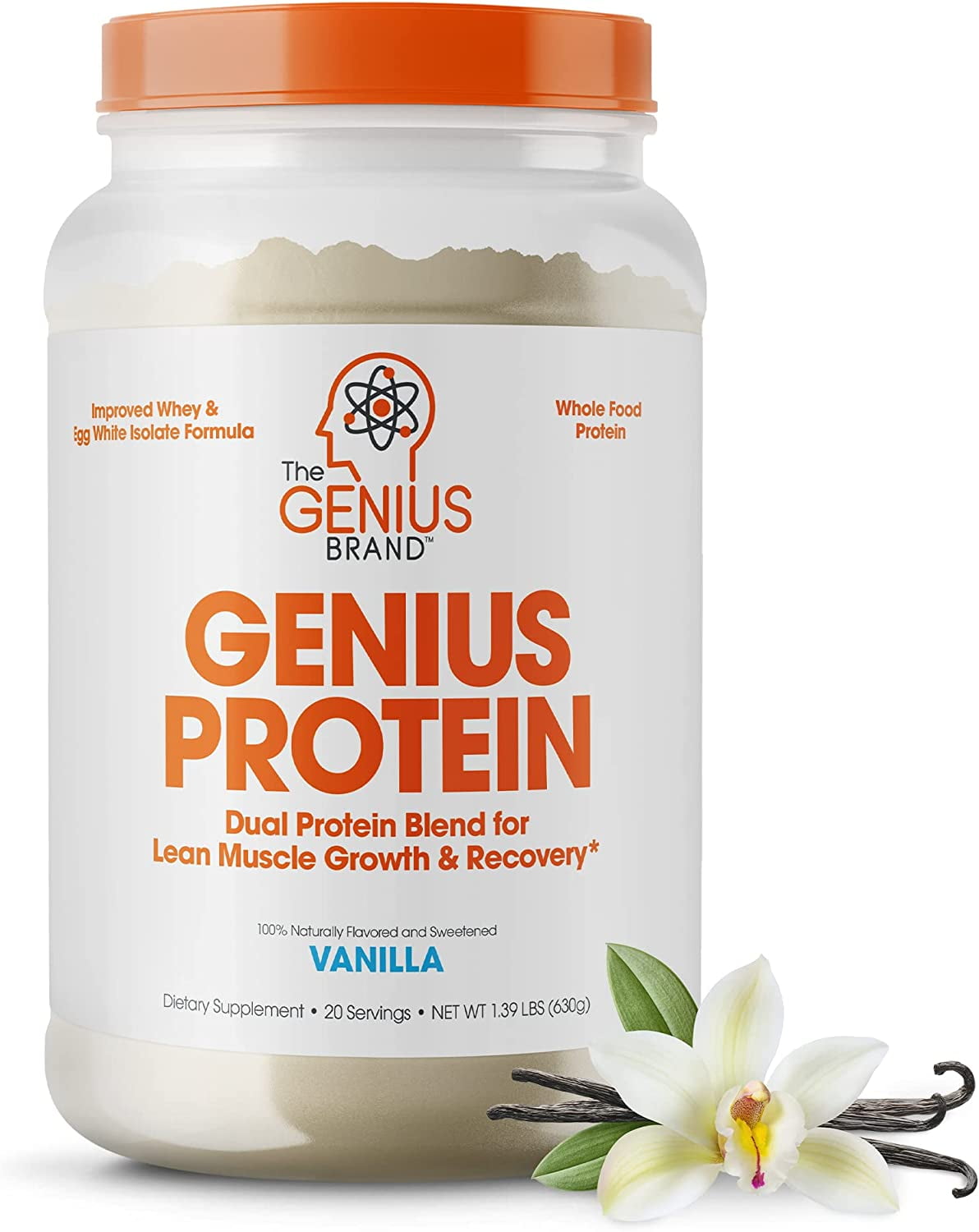 Whey Protein Powder for Lean Muscle Growth & Recovery Dual Protein