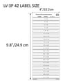 thumbnail image 2 of LV 208V 347V 480V 575V 600V 3 Phase Circuit Breaker Panel Directory Labels Stickers (42 Circuits 2 Pcs), 2 of 4