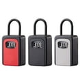 thumbnail image 4 of Goodhd Key Safe Lock Box Outdoor Key Lock Box Storage Key Full Metal Storage Jar-Red, 4 of 5