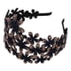 thumbnail image 1 of Diadema de flores de diablo dhinestone para mujeres Anti-Slip Hair Brown para bodas fiestas y uso diario, accesorio para el cabello de moda, 1 of 7