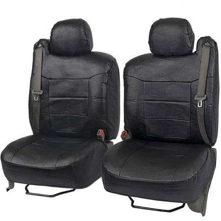 BDK PU Leather Seat Covers for SUV and Pick up Trucks, Built in