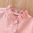 thumbnail image 4 of Chenyin Baby Kids Girls Spring Fall Trench Jacket Medium-Length Casual Tops 9 Months - 7 Years Girls Ruffle Windbreaker Outerwear Coats for Toddler, 4 of 8