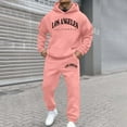 thumbnail image 4 of CONZONE Mens 2 Piece Sweatsuits Casual Men's Jogging Tracksuit Set Letter Graphic Pullover Hoodie Pants Sweat Suit for Men Cozy Fall Winter Athletic Track Suit Outfits, 4 of 4