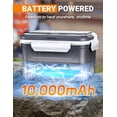 thumbnail image 3 of MPOW Cordless Electric Lunch Box, Heated Lunch Box Battery Powered with Automatic Scheduled Heating, 5.5 Cups Capacity, with Removable Tray Divider, Dishwasher Safe, for Hot Meals Anywhere, 3 of 12