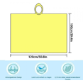 thumbnail image 3 of poncho de Pluie Jaune pour Femmes et Hommes, 3 of 5