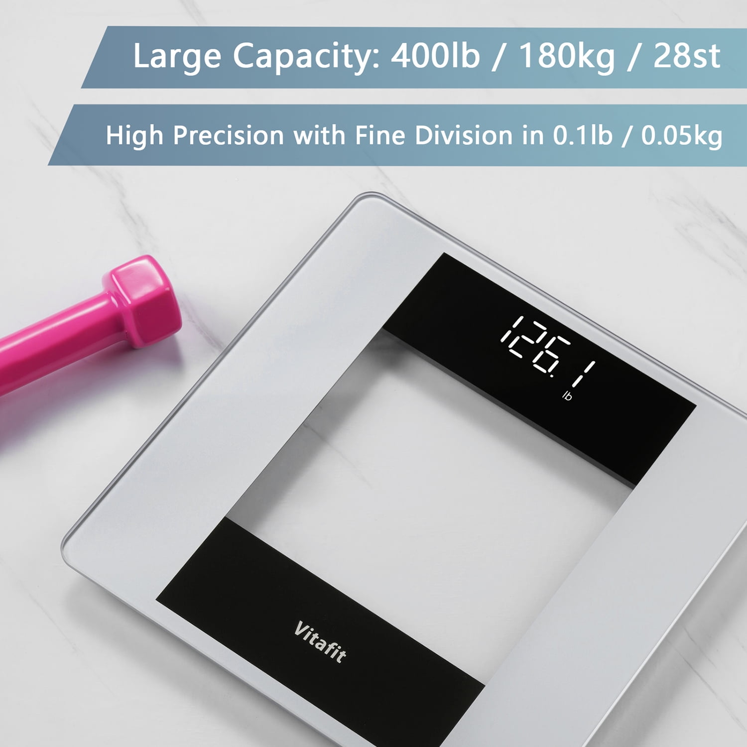 Vitafit Digital Body Weight Bathroom Scale,Weighing Professional since  2001,Extr