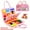 Pink, variant on DISEN Montessori Busy Board: Sensory Toys To Develop Fine Motor Skills In Toddlers & Preschoolers Christmas And Halloween Gift