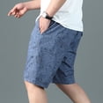 thumbnail image 5 of SGFCWSX Men Cargo Shorts Casual,Relaxed Summer Outdoor Lightweight Shorts with Pockets Blue 4XL, 5 of 5