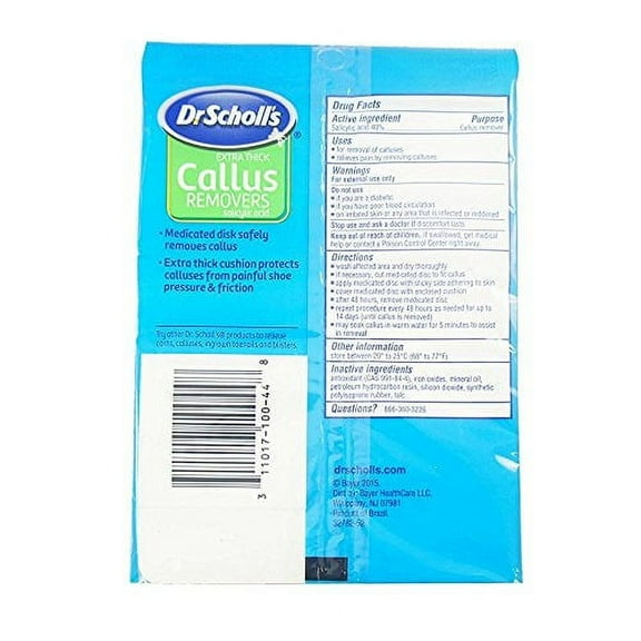 Dr. Scholl's Callus Remover Extra Thick Soft Cushioning Pads, 4 ct