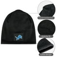 thumbnail image 3 of Lion Sport Logo Unisex Knitted Hat For Adults, Fleece-Lined For Autumn And Winter, Soft And Comfortable Buffet Hat/Ski Hat, 3 of 7