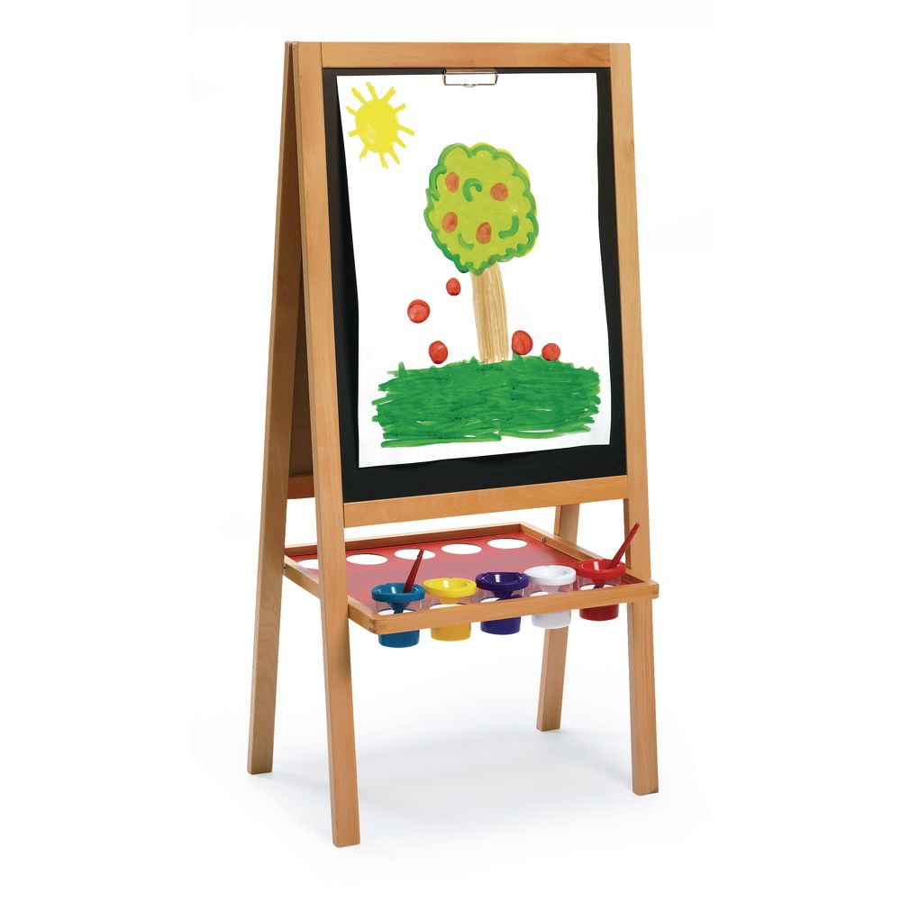 Colorations Premium Free Standing Art Easel with Dry Erase