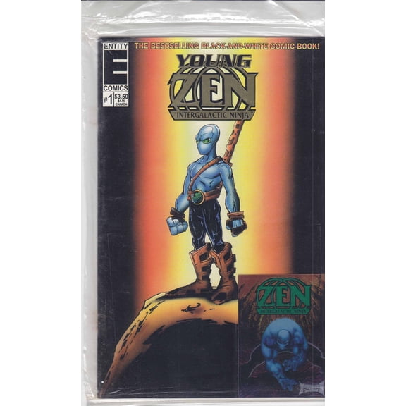 Young Zen Intergalactic Ninja #1 (in bag) VF ; Entity Comic Book