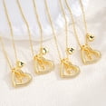 thumbnail image 6 of Turandoss Heart Initial Necklaces for Women Girls Dainty 14K Gold Plated Cubic Zirconia Letter a-z Pendant Jewelry Christian Religious Birthday Gifts for Women Little Girls Daughter Granddaughter, 6 of 8