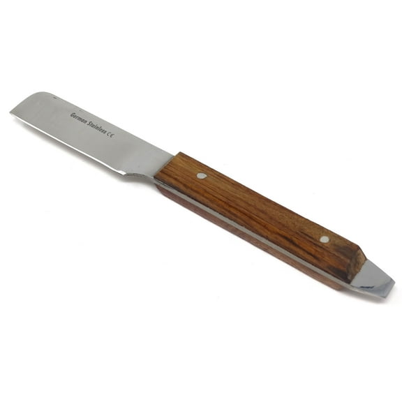 Wooden Handle Carving Tool, Polished Stainless Steel Blade, Shaping Carvers Knife Cutter - 5R