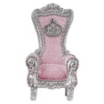 thumbnail image 2 of Sofá para Casa de Muñecas Perfecl Modelo 1:12 Rosa y Plata, 2 of 8