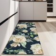 thumbnail image 4 of Pioneer Flower Floral Print Pattern Kitchen Rug Mat,Kitchen Runner Rugs Non Skid Washable,Decorative Kitchen Floor Mats for Kitchen,Sink,Laundry,17"X47", 4 of 5