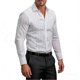 thumbnail image 5 of Ceisia Men's All Gift Seasons Formal Solid Color Round Neck Long Sleeve Shirt - Comfortable Daily Outdoor Wear, 5 of 5