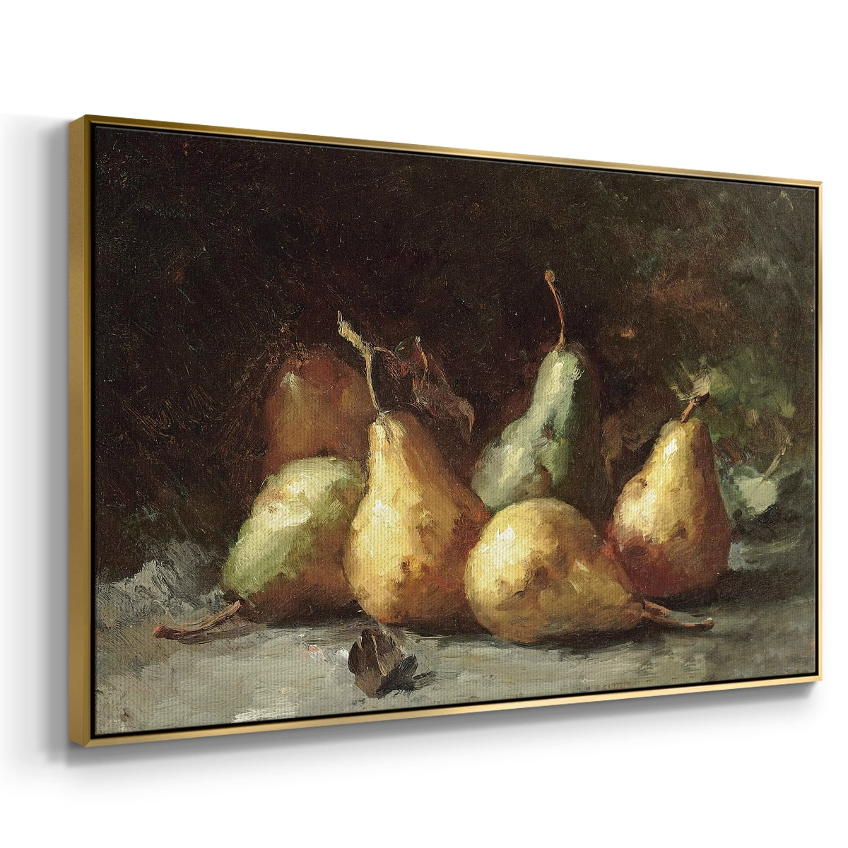 Vintage Botanical Print-LXVII By Wexford Home Framed in Gold Wood Gallery Wrapped Canvas 17 in. x 25 in.