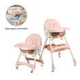 thumbnail image 1 of Silla Periquera Bebé 2 En 1 Motek Brina Reclinable Ruedas Seguridad Reposapie Reclinable Color Rosa, 1 of 6