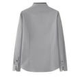 thumbnail image 3 of Light Zipper Sweaters for Men Clearance Pullover Sweaters Casual Button Lapel Long Sleeve Cardigan Shirt, 3 of 6