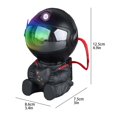 thumbnail image 3 of Clearance! Astronaut Star Projector Star Projector Galaxy Light for Kids，8 Modes Remote and 270° Adjustable Led Lights for Bedroom Girls Room Decoration Home Ceiling Timer Projector,Black, 3 of 9