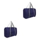 thumbnail image 1 of sweethay Bolsa de viaje impermeable de nailon, bolsa de lona plegable Unisex, organizadores, cubos de embalaje de gran capacidad, bolsas de azul oscuro 2piezas, 1 of 6