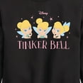thumbnail image 3 of Tinker Bell - Tinker Bell Expression Grid - Toddler And Youth Crewneck Fleece Sweatshirt, 3 of 5