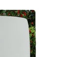 thumbnail image 2 of Ambesonne Rustic Fitted Sheet, Ornate Wooden Shutters, Full Size, Red Green Brown, 2 of 2