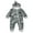 Gray, variant on Cjfdfy Newborn Baby Boy Footies Rompers Green Camouflage Long Sleeve Zip Up Footed Bodysuits With Hat Baby Announcement Outfit Infant Cute Coming Home Outfit 0-6M