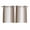 Brown, variant on Dark Gray Kitchen Curtains 84 Inch Length, Gradient White Abstract Minimalist Stripe Grommet Top Bedroom Living Room Curtains, Light Filtering Cafe Curtain Drapes 2 Panels Set 84''x84''
