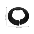 thumbnail image 2 of 4pcs Toilet Flange Plumbing Cover Plate Shower Flange Cover Pipe Collar Cover Accessory, 2 of 8