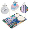 thumbnail image 3 of Yayeee Dish Drying Mat for Kitchen Counter 16"x18" Microfiber Absorbent Pad, Floral Window, 3 of 7