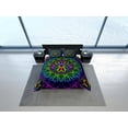 thumbnail image 4 of Mandala Psicodélico Funda Nórdica Juego de Cama Hippie Full, Queen, King, Preppy, 4 of 4
