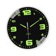 thumbnail image 4 of Reloj de pared decorativo, único, movimiento de barrido silencioso, fácil lectura. Grandes números negros, 4 of 9