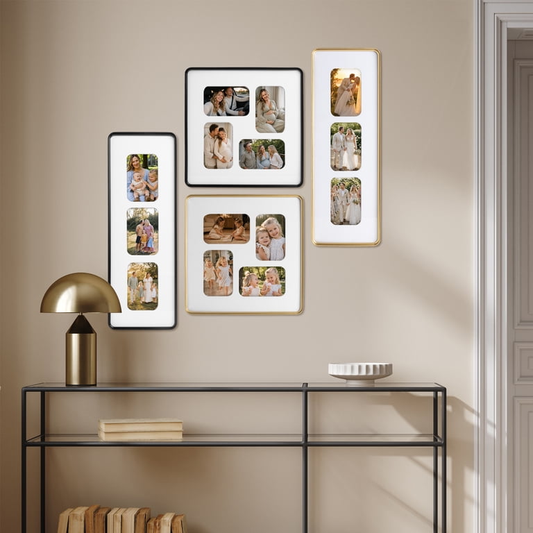 Mainstays Rounded Black 3-Opening Collage Photo Frame photo 7