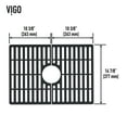 thumbnail image 4 of VIGO Silicone Protective Single Basin Kitchen Sink Grid, 4 of 5
