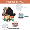 thumbnail image 4 of Geometric Shapes Texture Backpack for School - Durable Laptop Bookbag with Organizer Pockets, Trendy College Campus Backpack for Students, Commute or Travel, Perfect Practical Gift Choice, 4 of 6