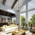 thumbnail image 4 of Livex Lighting Isabella Foyer Chandelier in Hand Applied European Bronze, 4 of 9